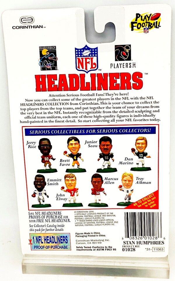 1996 Headliners NFL (Stan Humphries) (4)