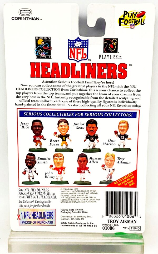 1996 Headliners NFL (Troy Aikman) (4) 1996 Headliners NFL (Troy Aikman) (4)