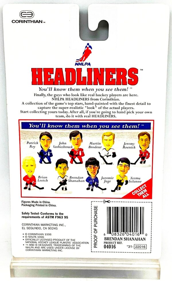 1996 Headliners SS NHL Brendan Shanahan (4) 1996 Headliners SS NHL Brendan Shanahan (4)