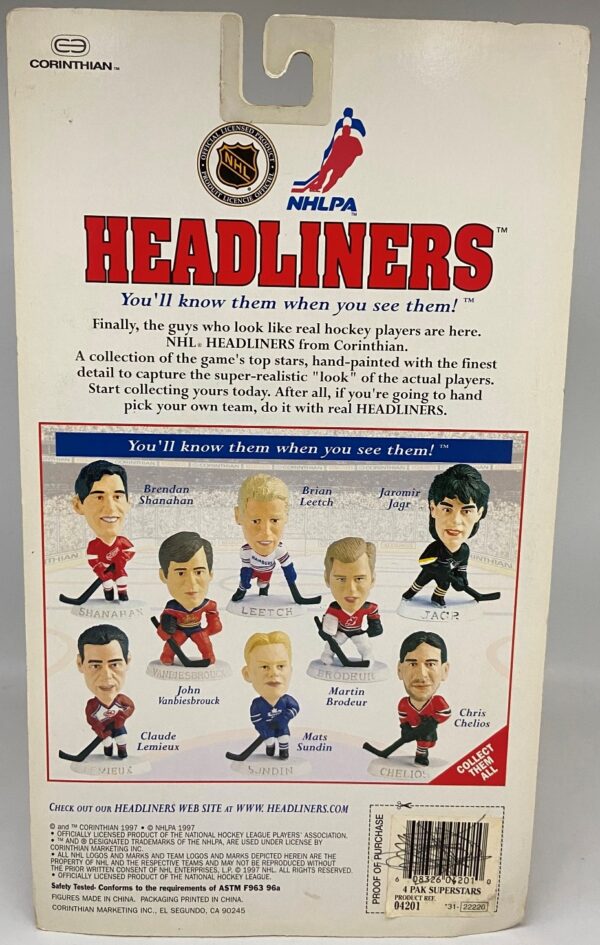 1997 Corinthian Headliners NHL SUPERSTARS (F)