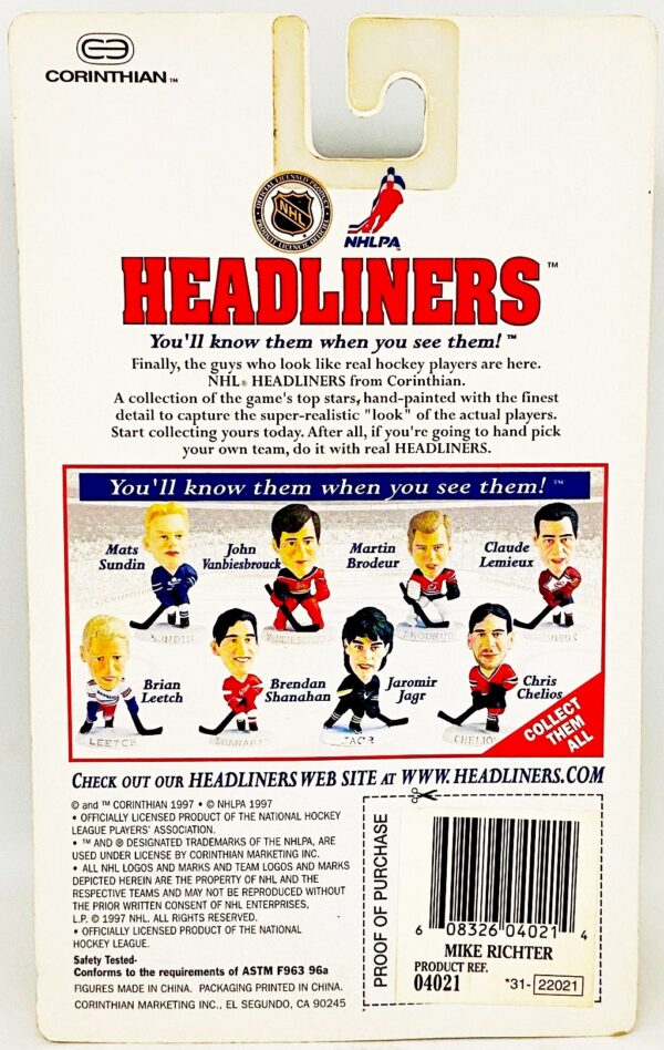 1997 Headliners Sign NHL Mike Richter (5) 1997 Headliners Sign NHL Mike Richter (5)