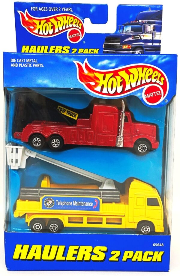 1997 HotWheels Haulers Red-Yellow 2Pk (1) 1997 HotWheels Haulers Red-Yellow 2Pk (1)