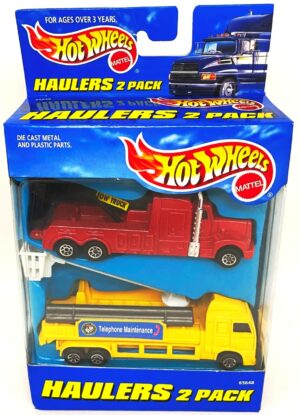 Vintage Hotwheels Haulers ("2-Pc Box Set") Exclusives & Limited Edition (1:64 Scale Diecast Vehicles Mattel Collection) "Rare-Vintage" (1994-2004)