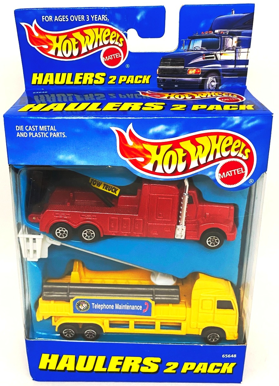 1997 HotWheels Haulers Red-Yellow 2Pk (2)