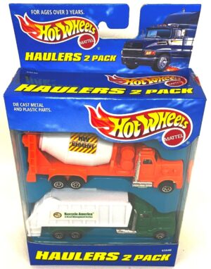 1997 HotWheels Haulers Orange-Green 2Pk (2) 1997 HotWheels Haulers Orange-Green 2Pk (2)