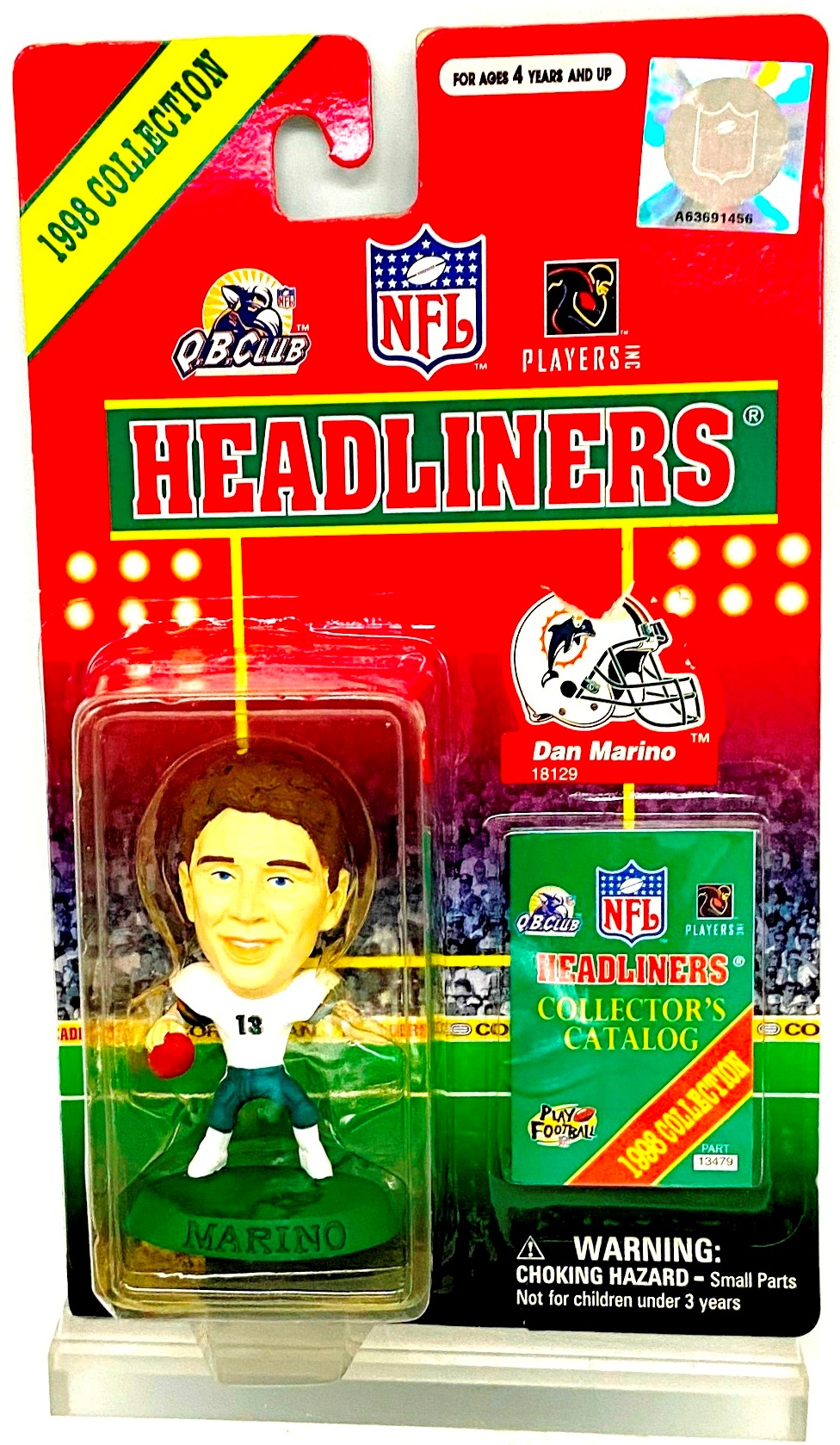 Vintage 1998 Corinthian Headliners Collection Dan Marino ("Miami Dolphins") National Football