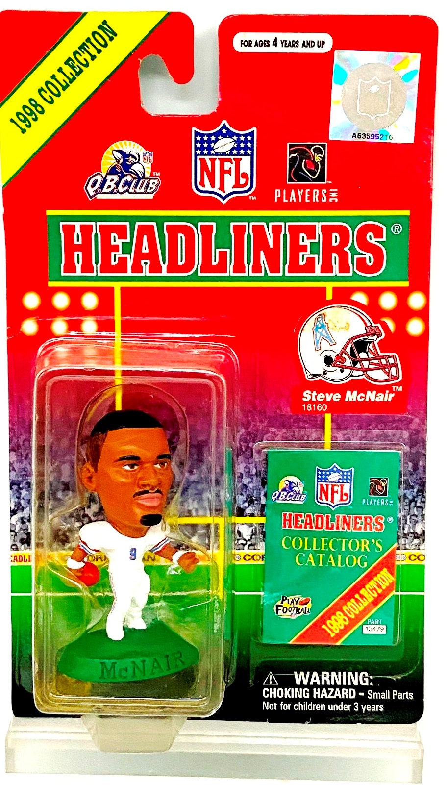 Vintage 1998 Corinthian Headliners Collection Steve McNair (“Houston