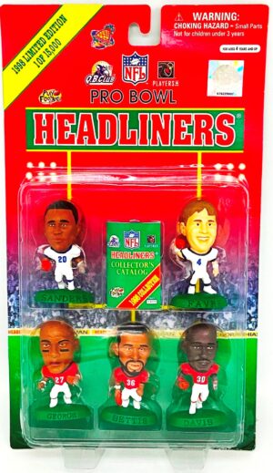 Vintage 1998 Corinthian Headliners NFL Pro Bowl Limited Edition 5-Pack Collection Series "Rare-Vintage" (1998)