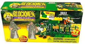 Vintage 1998 Blockmen Military Building System (W/Fully Poseable Figures) Collection "Rare-Vintage" (1998-1999)