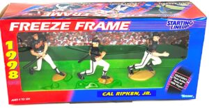 Vintage 1998 Starting Lineup Kenner Freeze Frame Edition Major League Baseball Collection ("Features: Three Action Poses Of One Player!) Team: Orioles “Rare-Vintage” (1998)