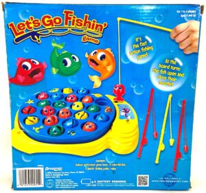 2015 Pressman Toy Corp. Lets Go Fishing (1-4 Player Game) Motorized Game  Rare (2015) » Now And Then Collectibles