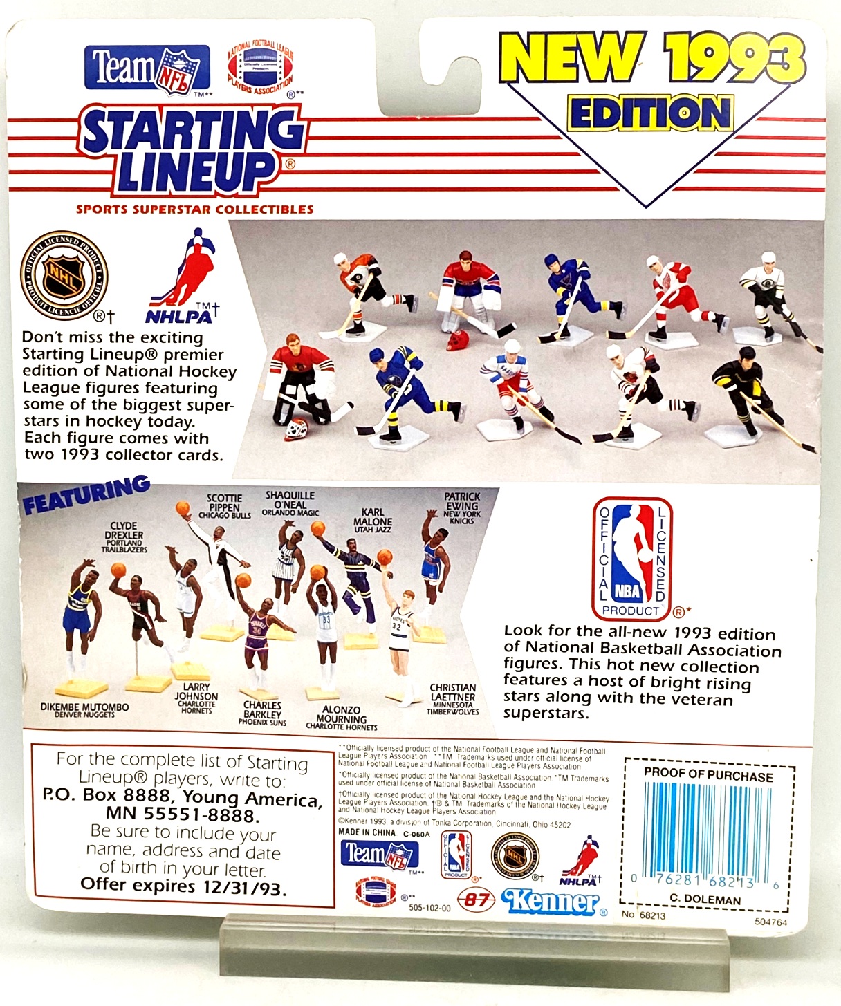 Vintage 1993 Starting Lineup NFL Chris Doleman Minnesota Vikings (Sports Superstar Collectibles