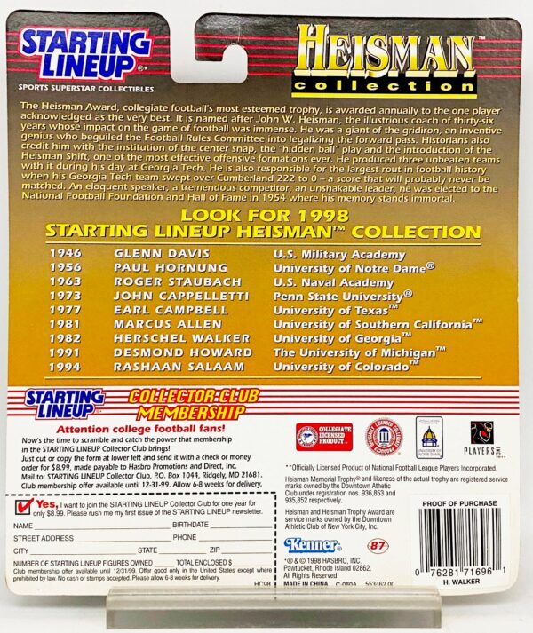 1998 SLU Heisman Herschel Walker (4)