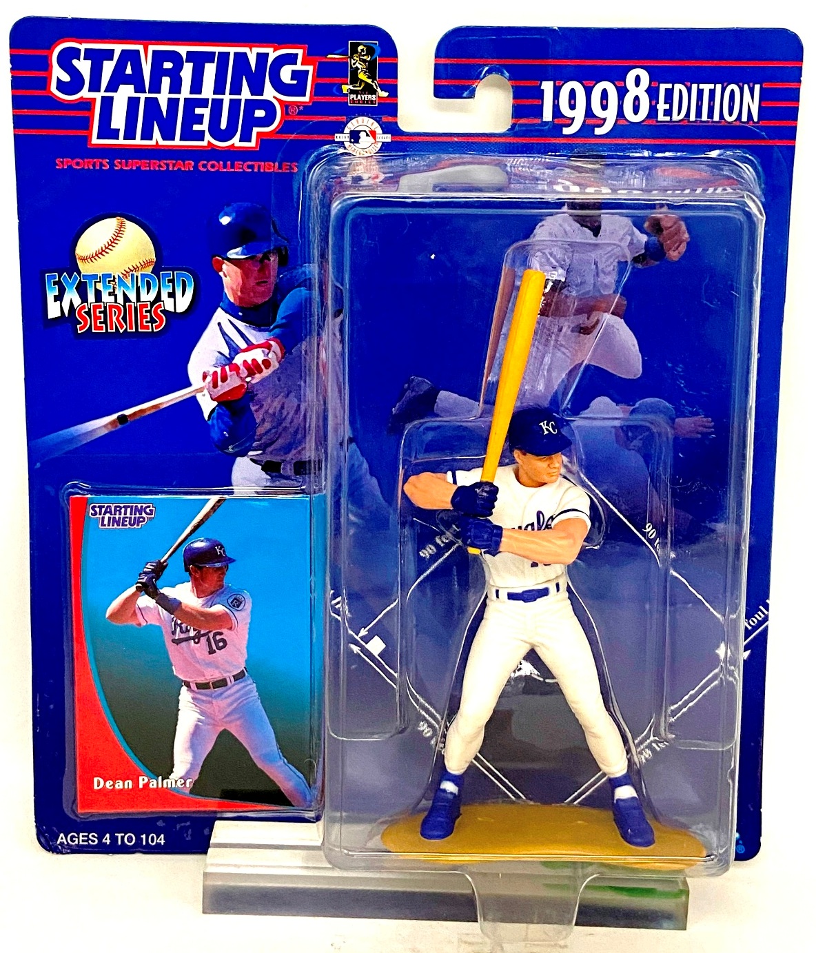 Vintage 1998 Edition Extended MLB Starting Lineup Dean Palmer (Sports