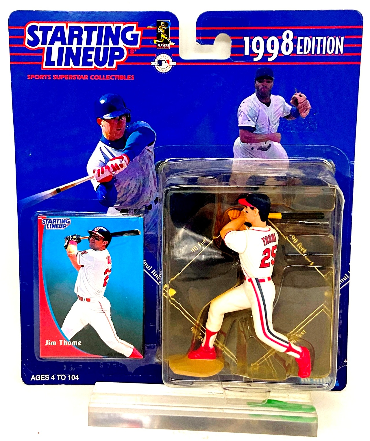 Vintage 1998 Edition MLB Starting Lineup Jim Thome (Sports Superstar