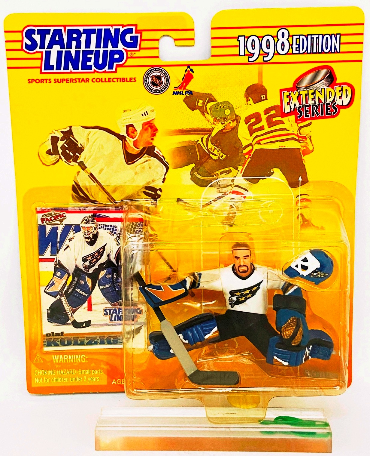 Vintage 1998 Edition Extended NHLPA Starting Lineup Olaf Kolzig (Sports