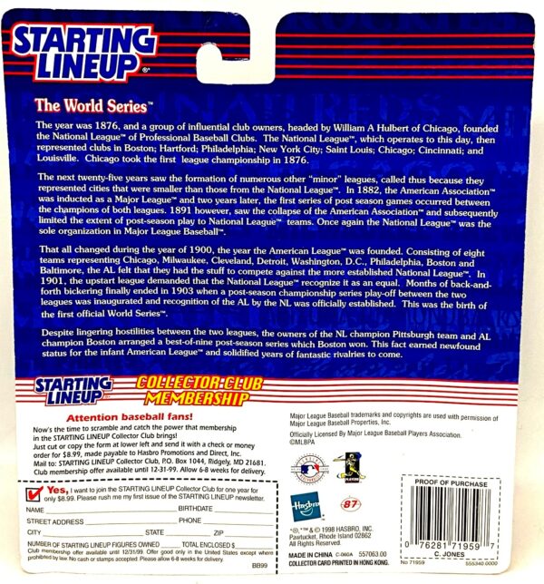 1999 SLU MLB Chipper Jones (4) 1999 SLU MLB Chipper Jones (4)