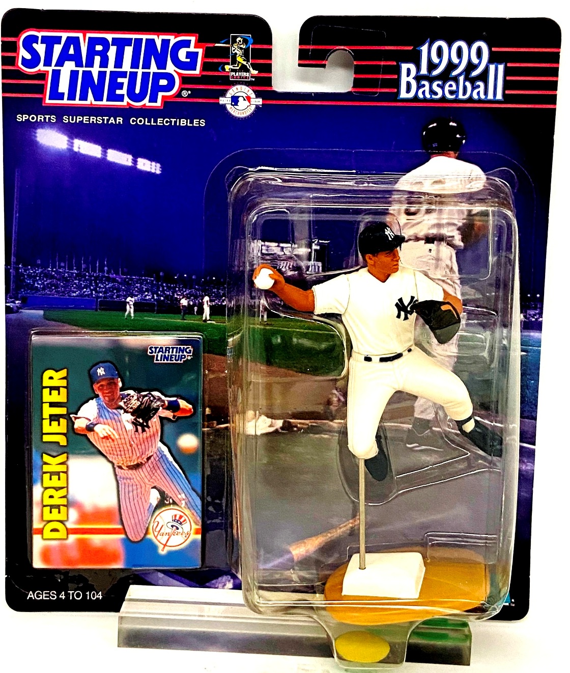 Vintage 1999 Baseball Starting Lineup Derek Jeter (Sports Superstar