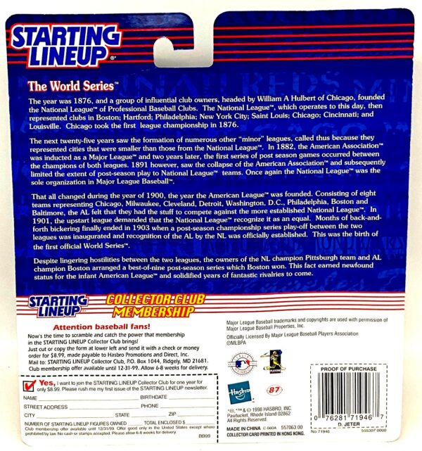 1999 SLU MLB Derek Jeter (4)