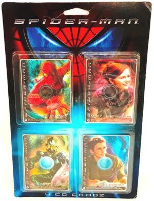 Vintage 2002 Marvel Spider-Man Collector's CD-Cardz Single And Four Pack Series (“Spider-Man Feature Film Movie Collectibles”) “Rare-Vintage” (2002)