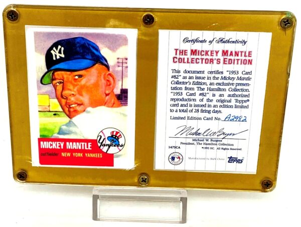 1953 Topps Mickey Mantle #82 Card Set (2)