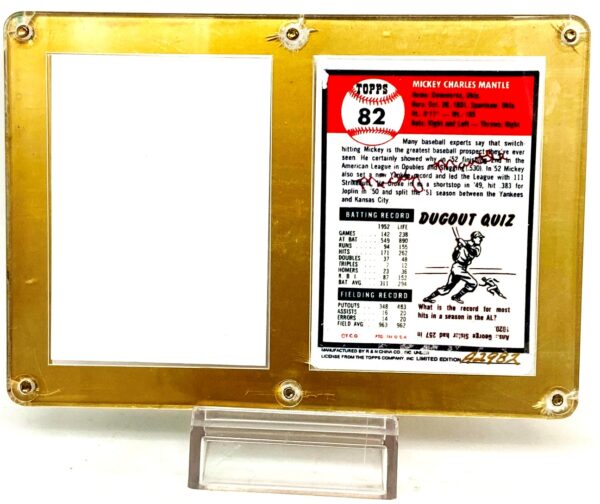 1953 Topps Mickey Mantle #82 Card Set (5)