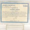 1990 NC Tar Heel Basketball James Worthy #104 (2)