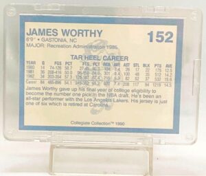 1990 NC Tar Heel Basketball James Worthy #152 (2)