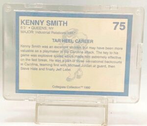 1990 NC Tar Heel Basketball Kenny Smith #75 (2)