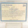 1990 NC Tar Heel Basketball Sam Perkins #39 (2)