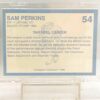 1990 NC Tar Heel Basketball Sam Perkins #54 (2)