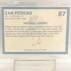 1990 NC Tar Heel Basketball Sam Perkins #87 (2)
