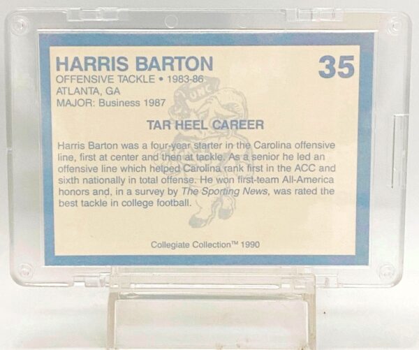 1990 NC Tar Heel football Harris Barton #35 (2) 1990 NC Tar Heel football Harris Barton #35 (2)