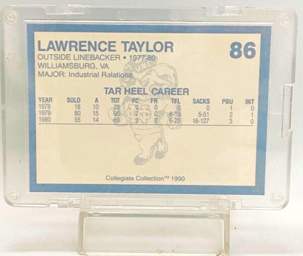 1990 NC Tar Heel football Lawrence Taylor #86 (2) 1990 NC Tar Heel football Lawrence Taylor #86 (2)