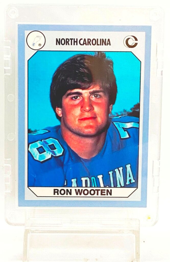1990 NC Tar Heel football Ron Wooten #62 (1)