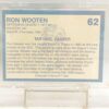1990 NC Tar Heel football Ron Wooten #62 (2)