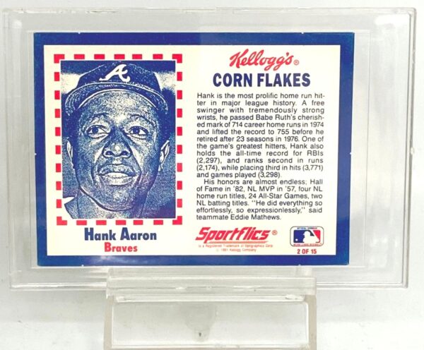 1991 Kellogg's Hank Aaron #2 (4)
