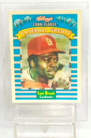 1991 Kellogg's Lou Brock #10 (1)
