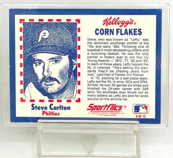 1991 Kellogg's Steve Carlton #8 (3)