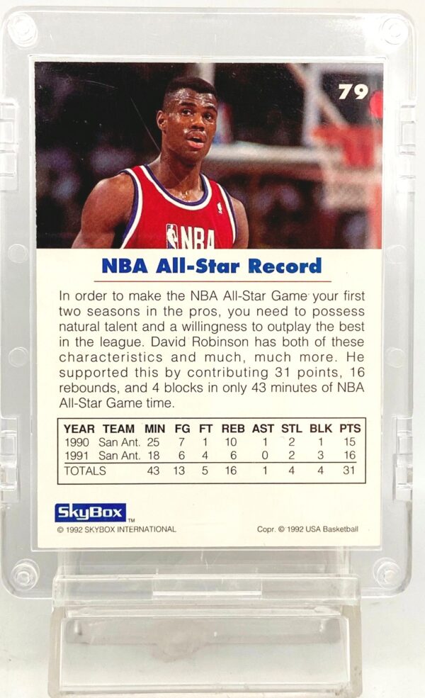 1992 Skybox USA David Robinson #79 (2)