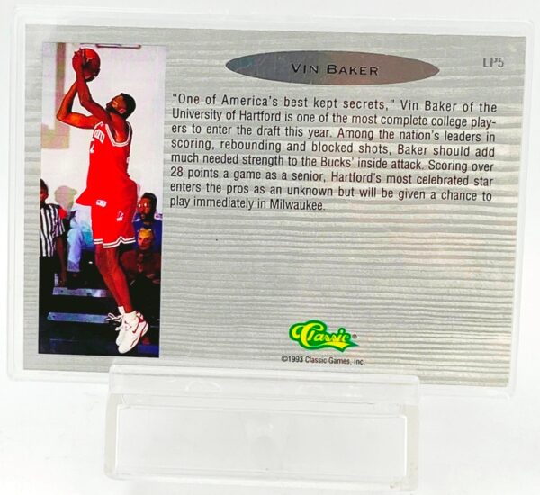 1993 Classic Draft Pick Vin Baker #1-74K (2)