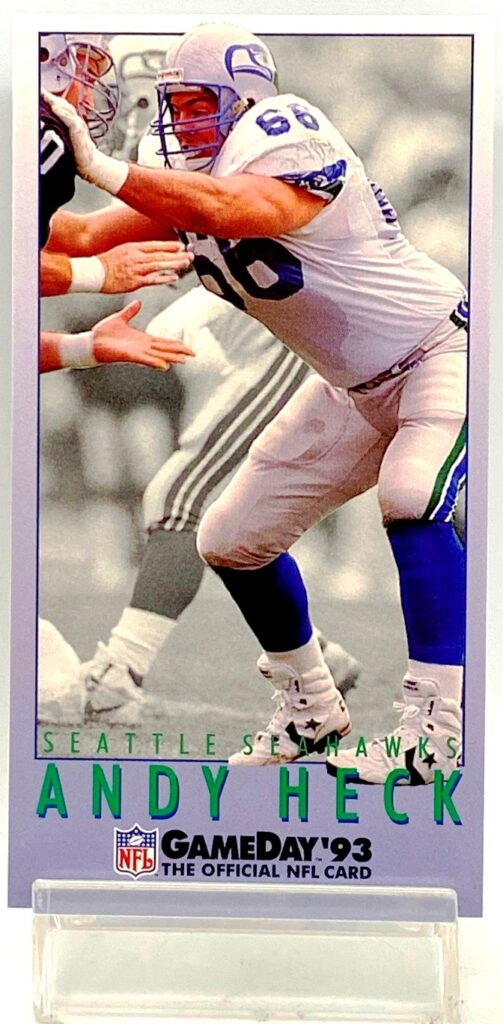 1993 Fleer Game '93 Andy Heck #334 (1)