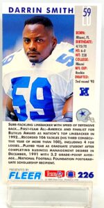 1993 Fleer Game '93 Darrin Smith #226 (2)