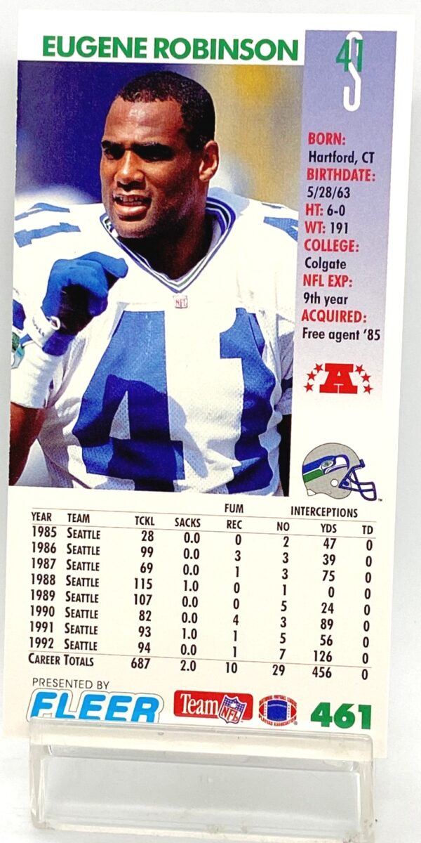 1993 Fleer Game '93 Eugene Robinson #461 (2)