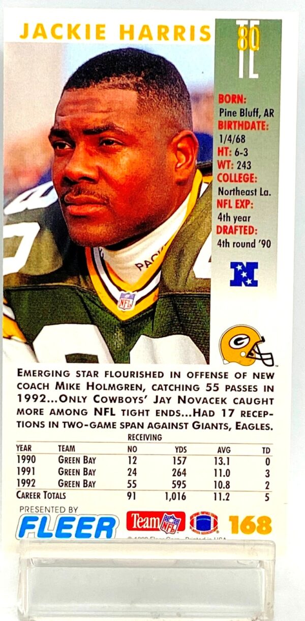 1993 Fleer Game '93 Jackie Harris #168 (2) 1993 Fleer Game '93 Jackie Harris #168 (2)