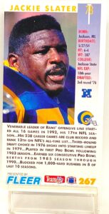 1993 Fleer Game '93 Jackie Slater #267 (2)
