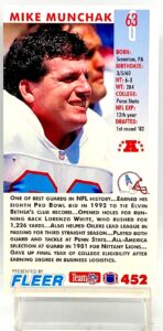 1993 Fleer Game '93 Mike Munchak #452 (2)