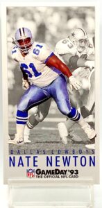 1993 Fleer Game '93 Nate Newton #145 (1)