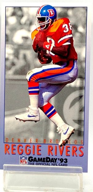 1993 Fleer Game '93 Reggie Rivers #232 (1)