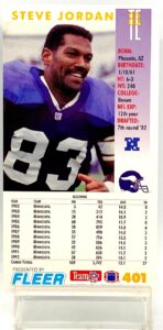 1993 Fleer Game '93 Steve Jordan #401(2)
